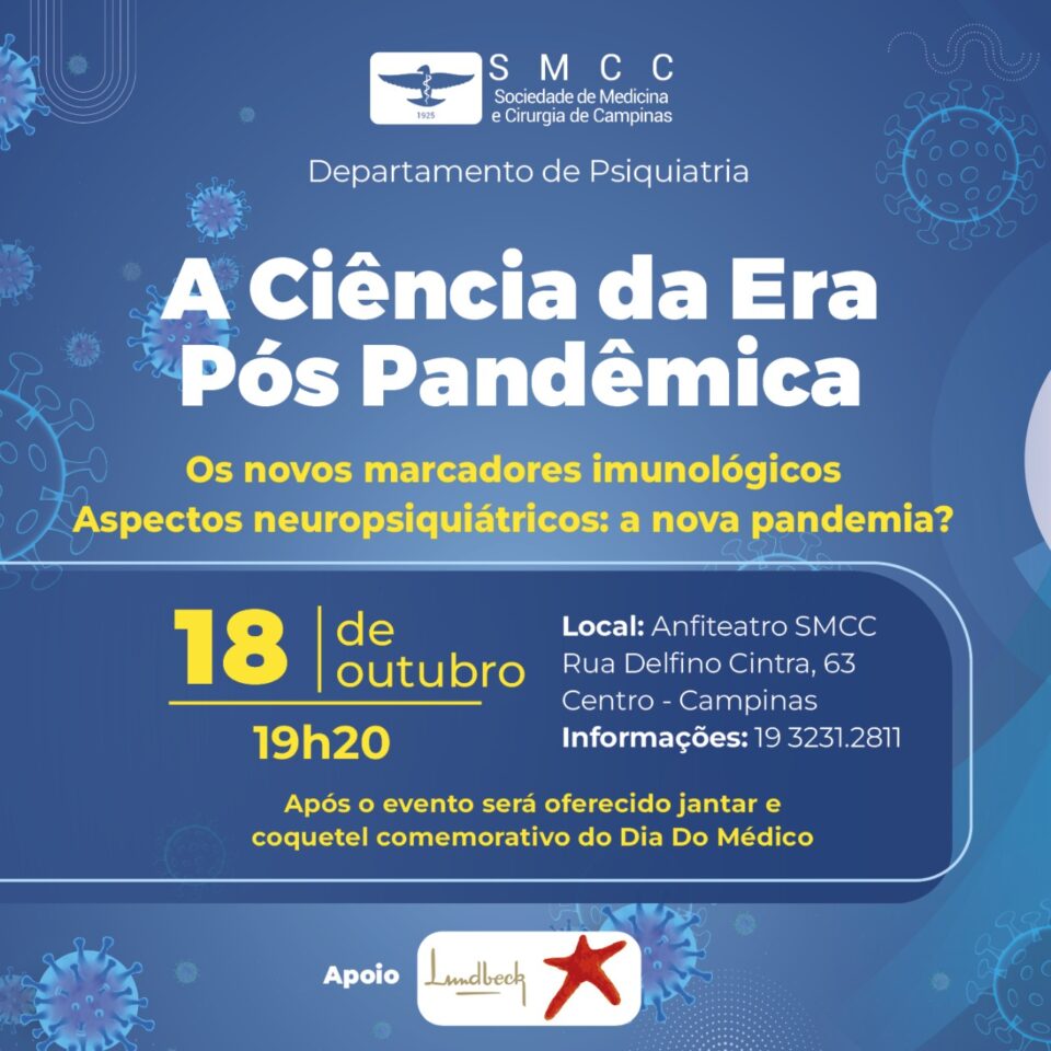 “A Ciência da era pós pandemia” é tema do evento da programação da semana médico