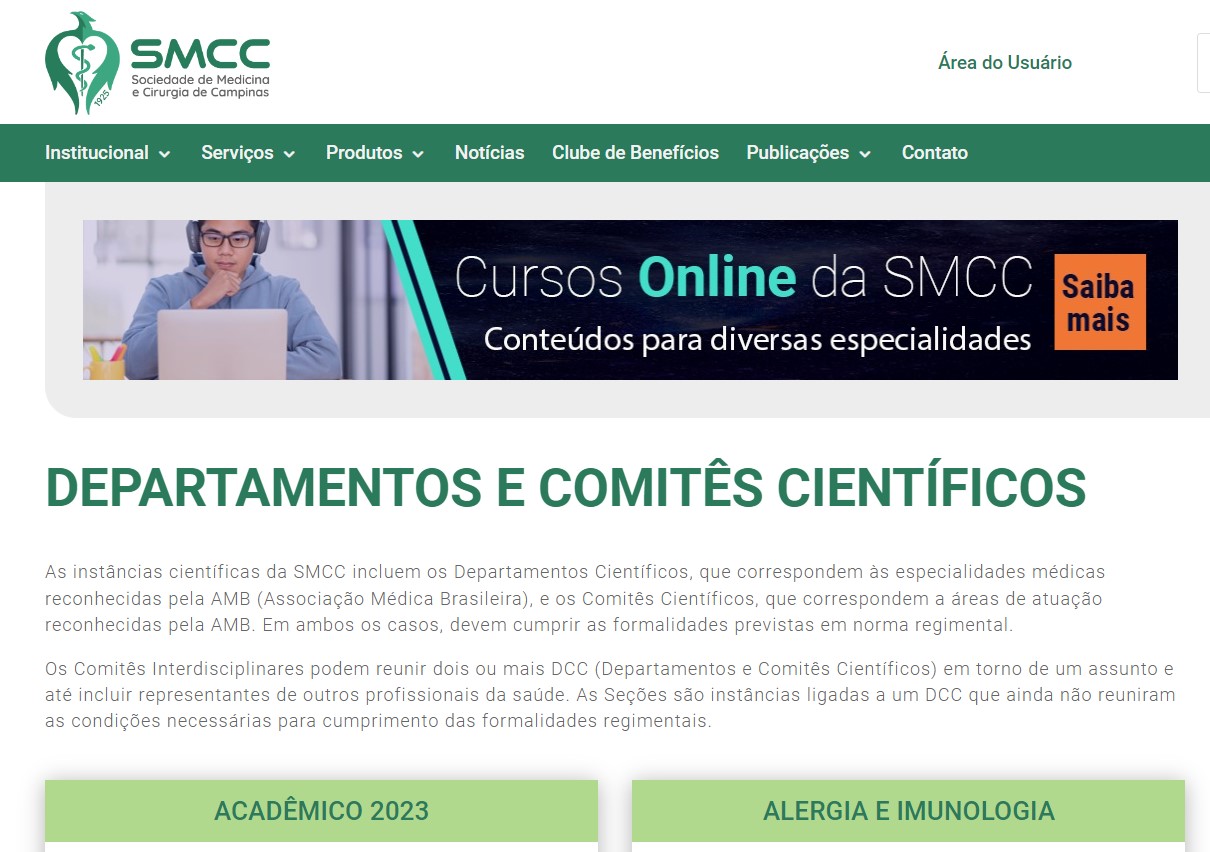 SMCC abre inscrições para cargos de Coordenadores e Secretários dos Departamentos e Comitês Científicos
